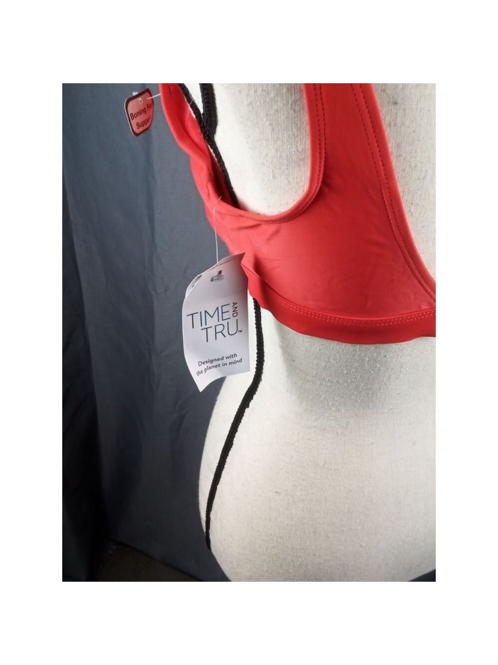 Time and Tru orange bikini top, size M - Picture 4 of 5